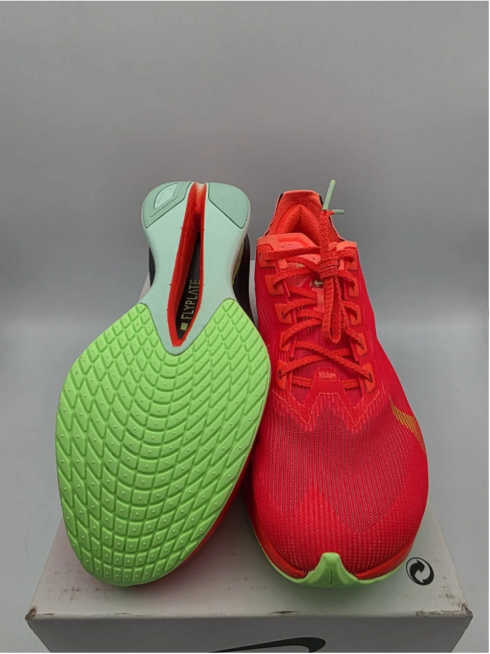 Nike ZoomX Vaporfly Next% 4 Bright Crimson Lime Blast HF6412-600 Size 7 Women